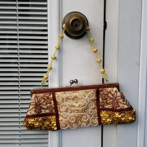 💛Chinese change purse. Clutch or Strap